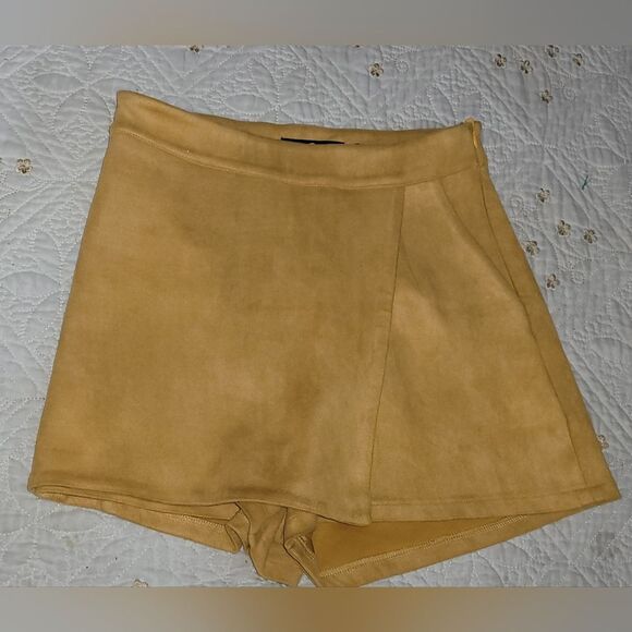 Pants - Tan suede size 2 skort
